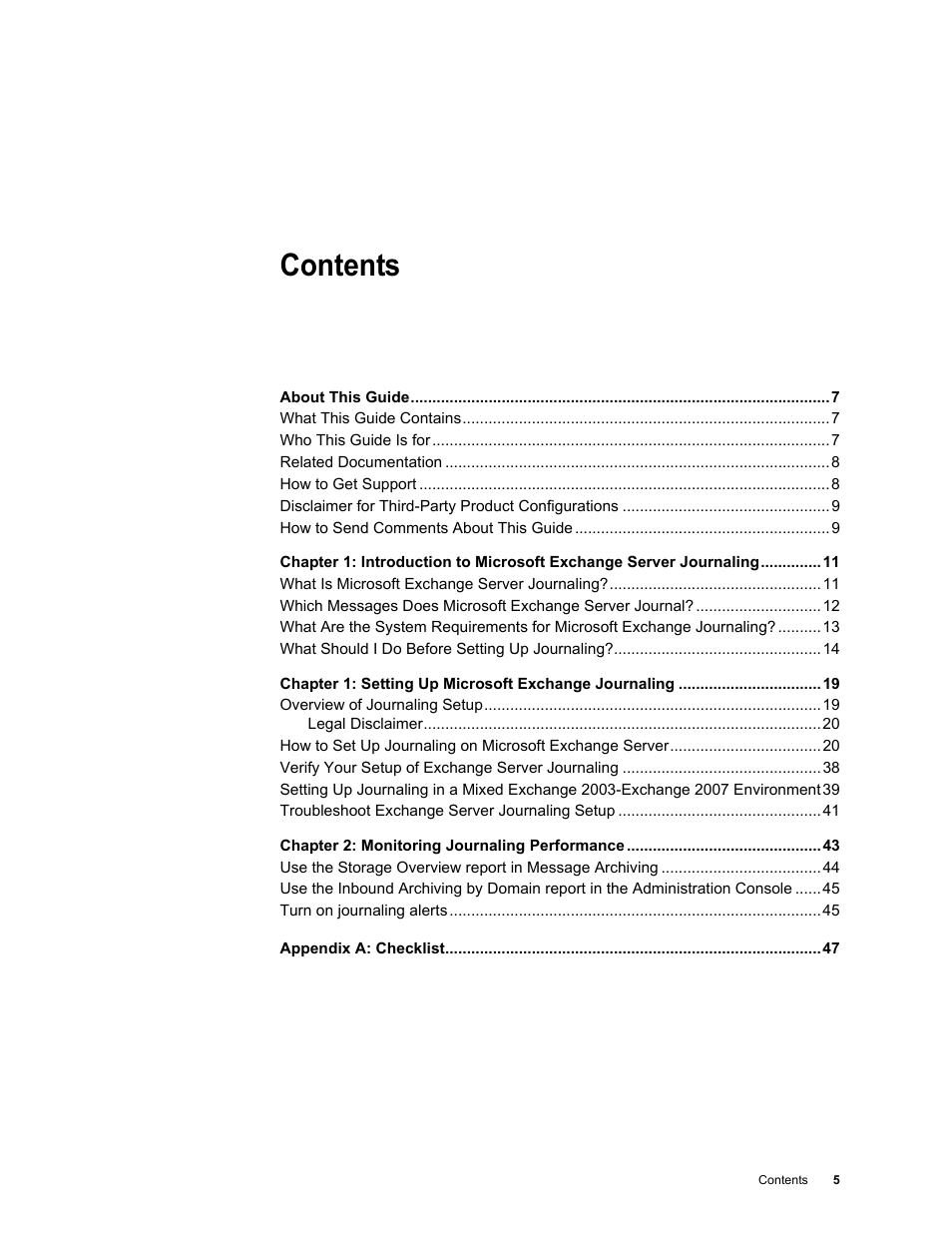 Google Message Archiving Microsoft Exchange Journaling Configuration Guide For Exchange Server 2000 and 2003 User Manual | Page 4 / 43