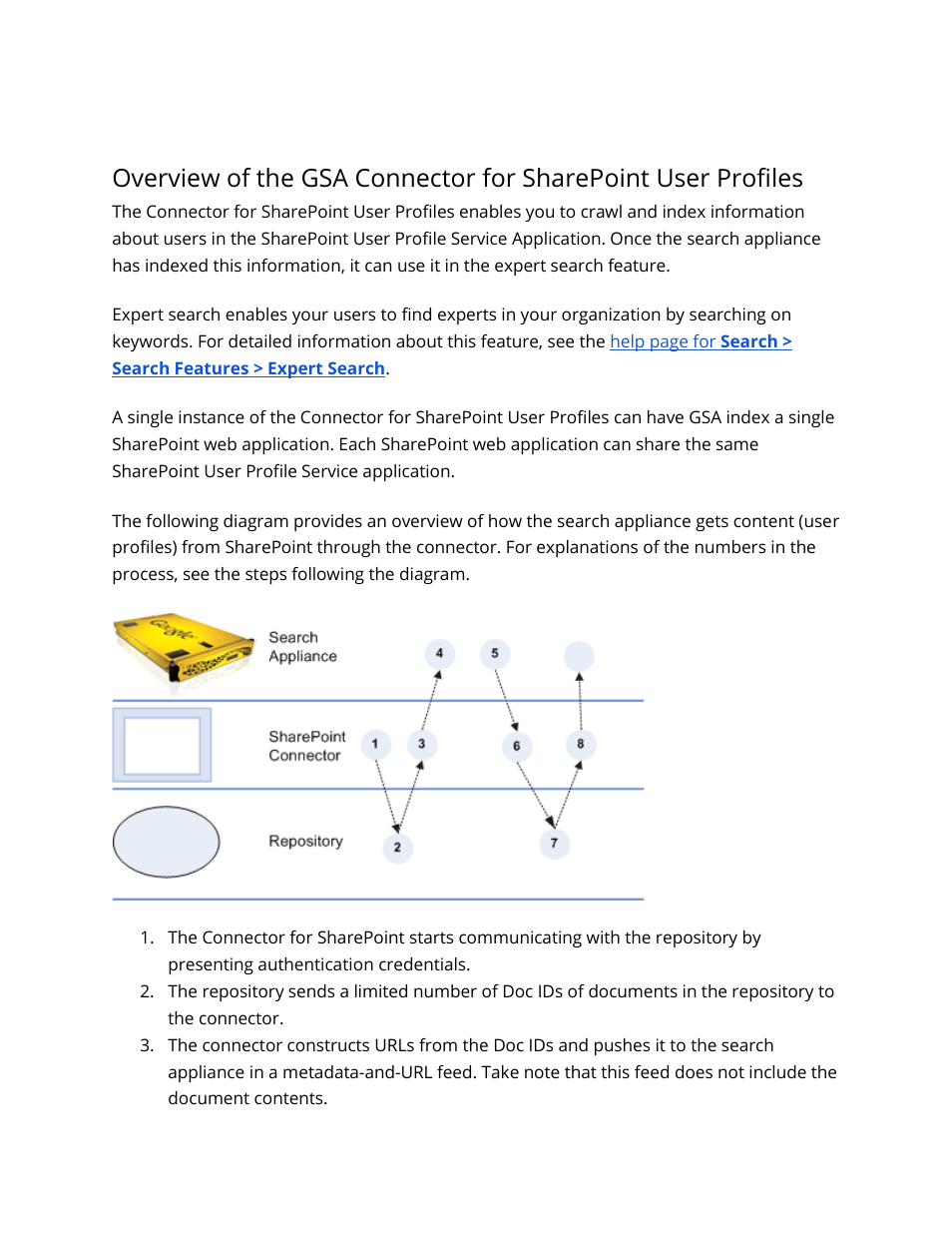 Google Search Appliance Connectors Deploying the Connector for SharePoint User Profiles User Manual | Page 4 / 11