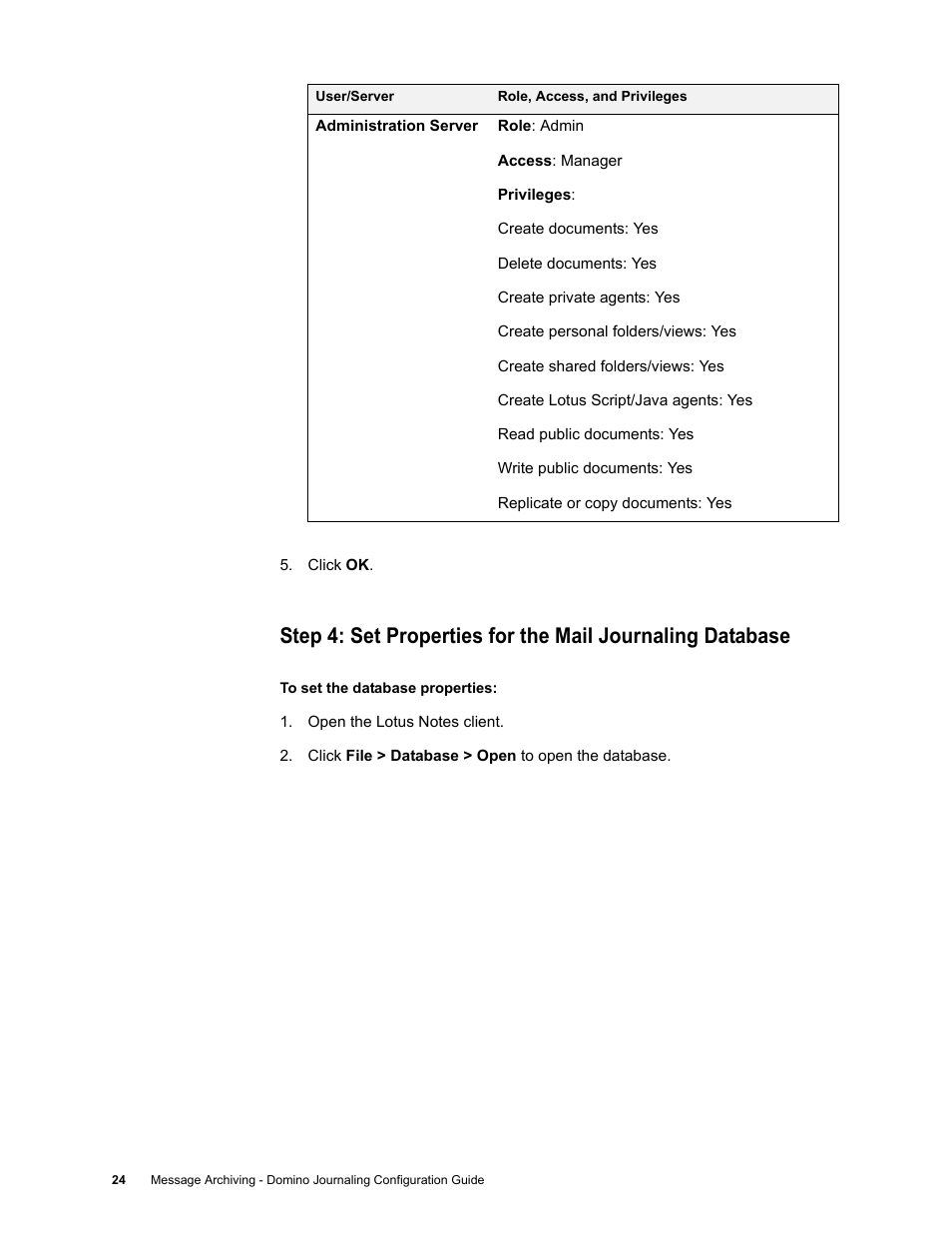 Google Message Archiving Lotus Domino Journaling Configuration Guide For Domino Server 6.5.4 - 8.5 User Manual | Page 20 / 36