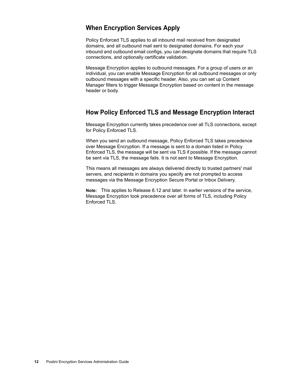 When encryption services apply | Google Message Encryption Administration Guide User Manual | Page 11 / 59