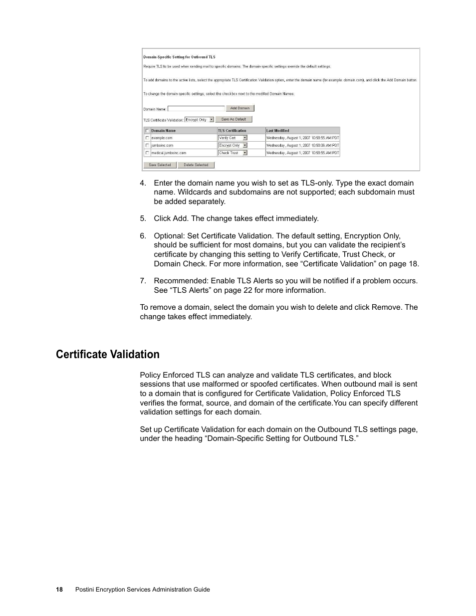 Certificate validation | Google Message Encryption Administration Guide User Manual | Page 17 / 59