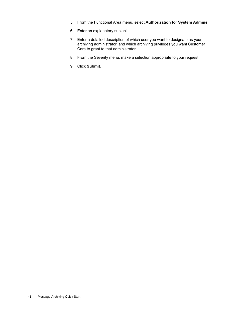 Google Message Archiving Quick Start User Manual | Page 16 / 26