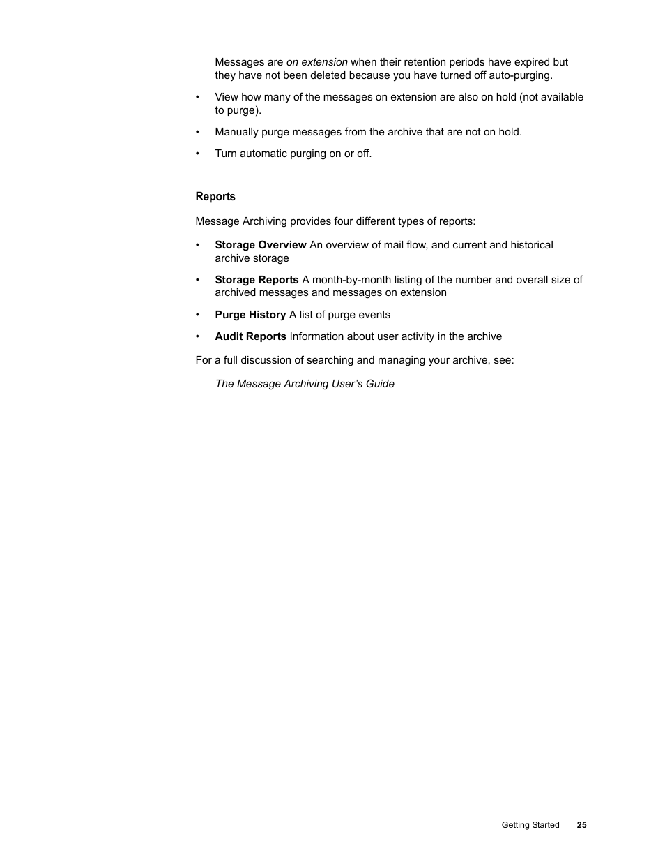Google Message Archiving Quick Start User Manual | Page 25 / 26
