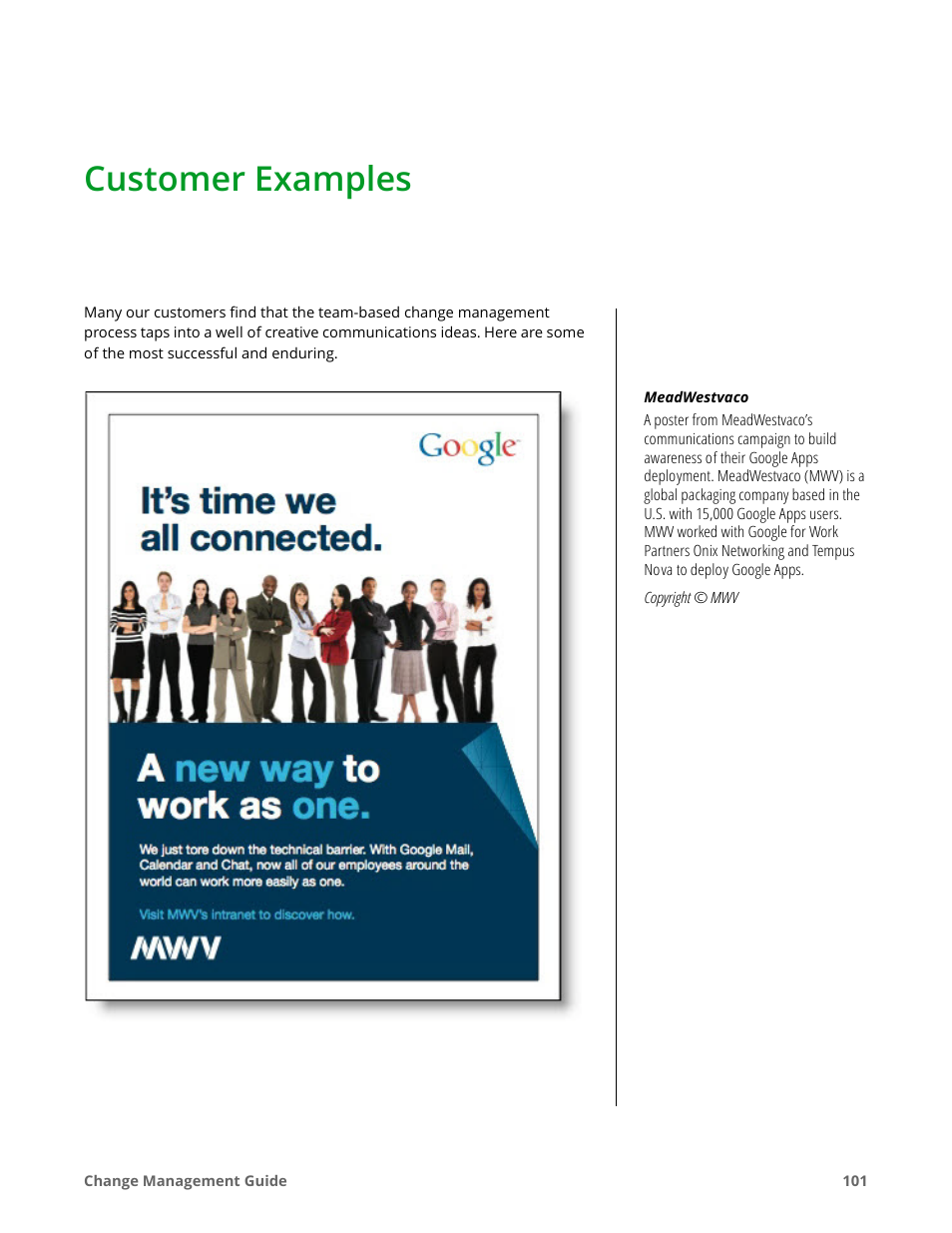 Customer examples | Google Apps for Work User Manual | Page 101 / 120