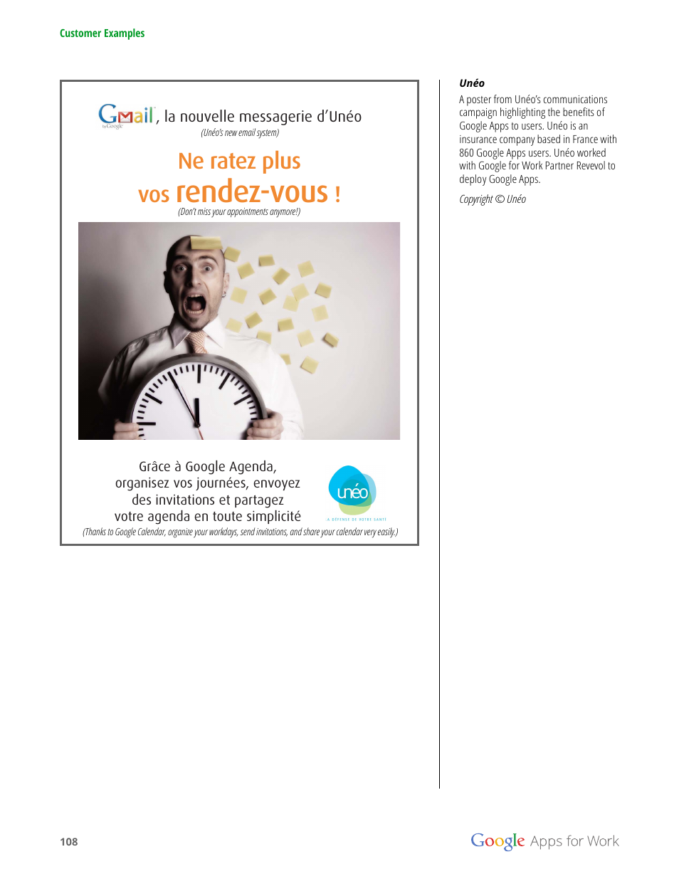 Rendez-vous, Ne ratez plus vos | Google Apps for Work User Manual | Page 108 / 120