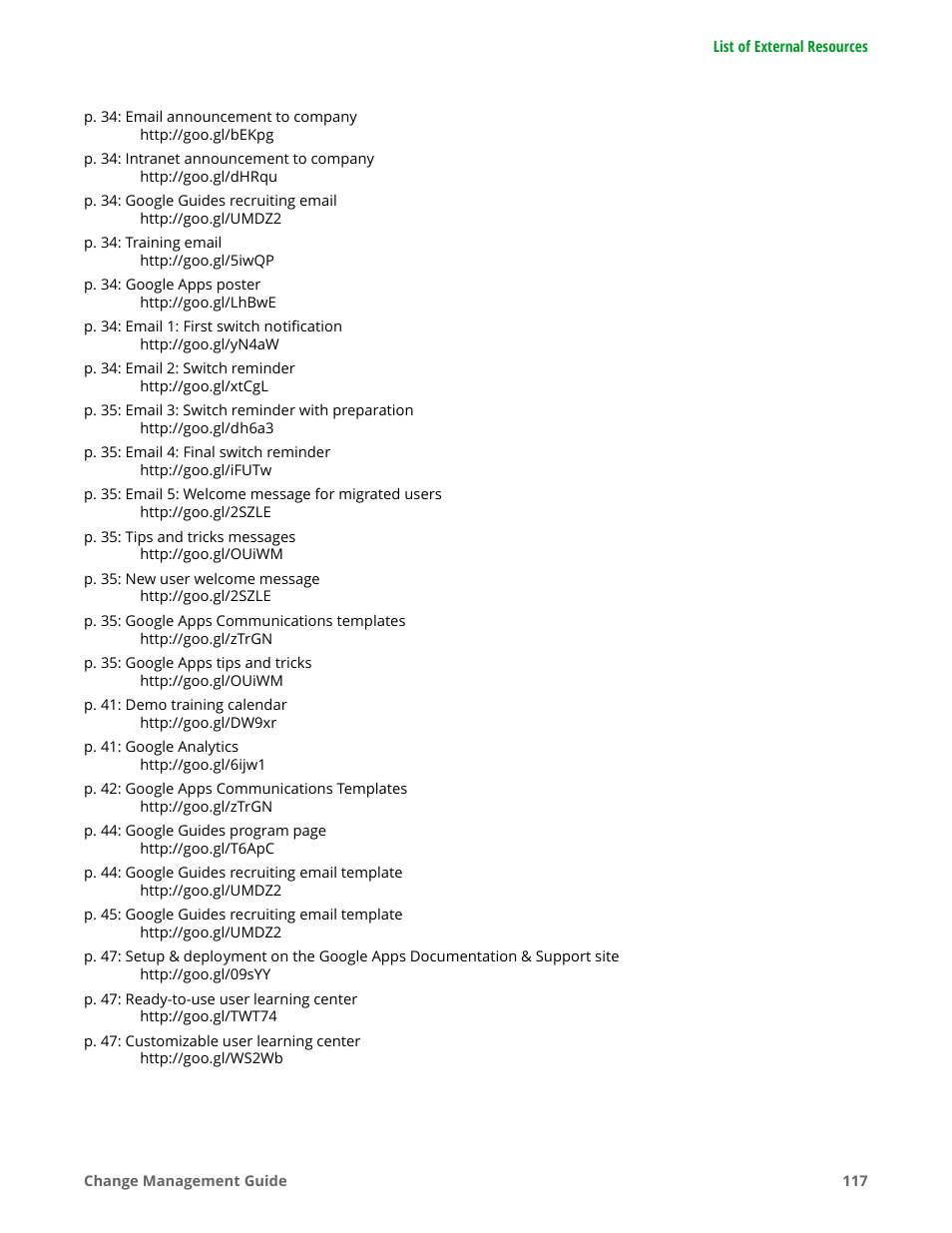 Google Apps for Work User Manual | Page 117 / 120
