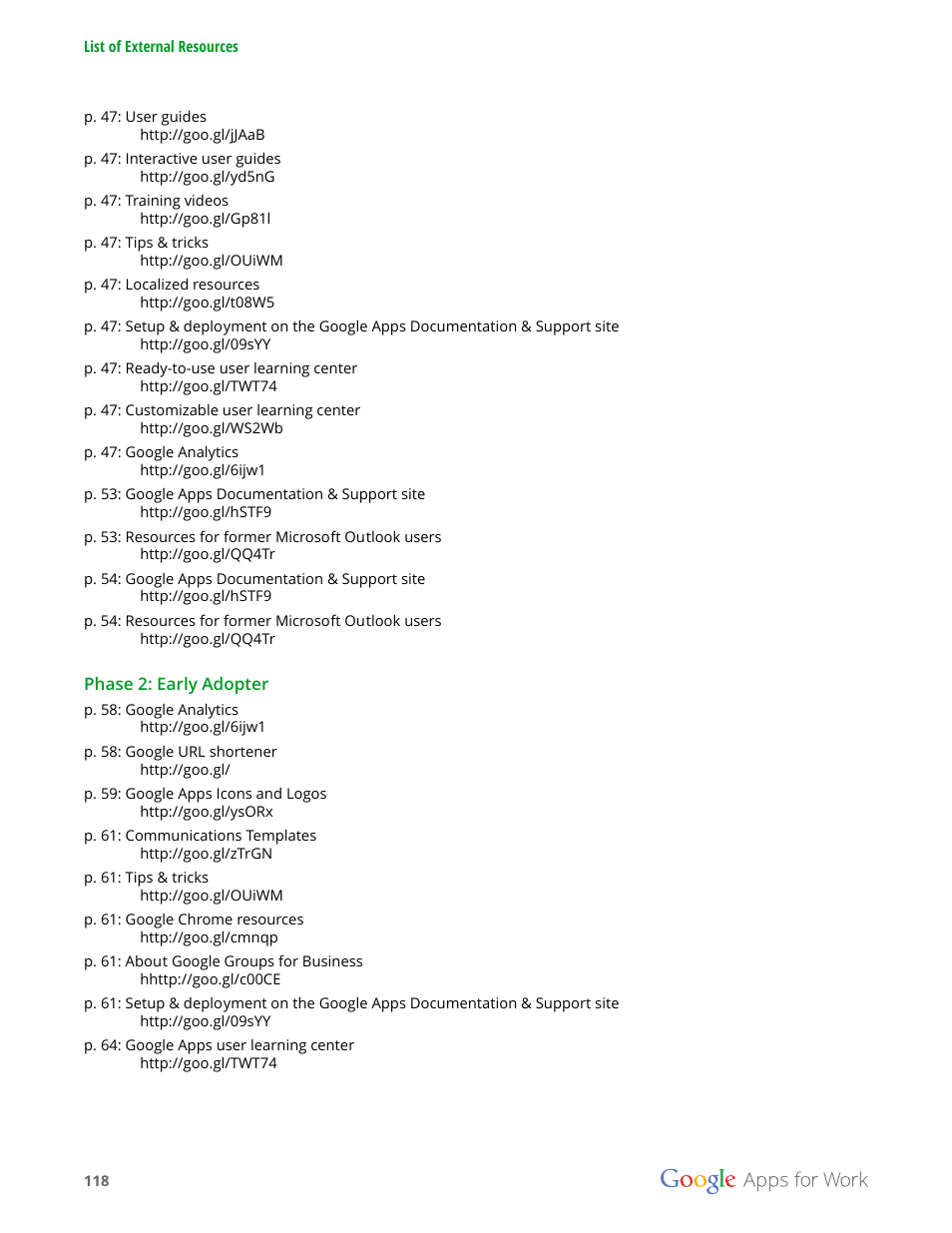 Google Apps for Work User Manual | Page 118 / 120