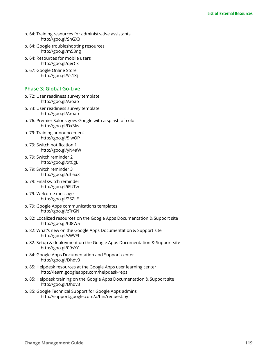 Google Apps for Work User Manual | Page 119 / 120