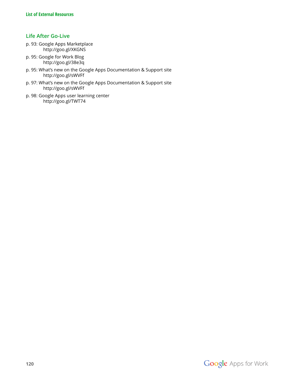 Google Apps for Work User Manual | Page 120 / 120