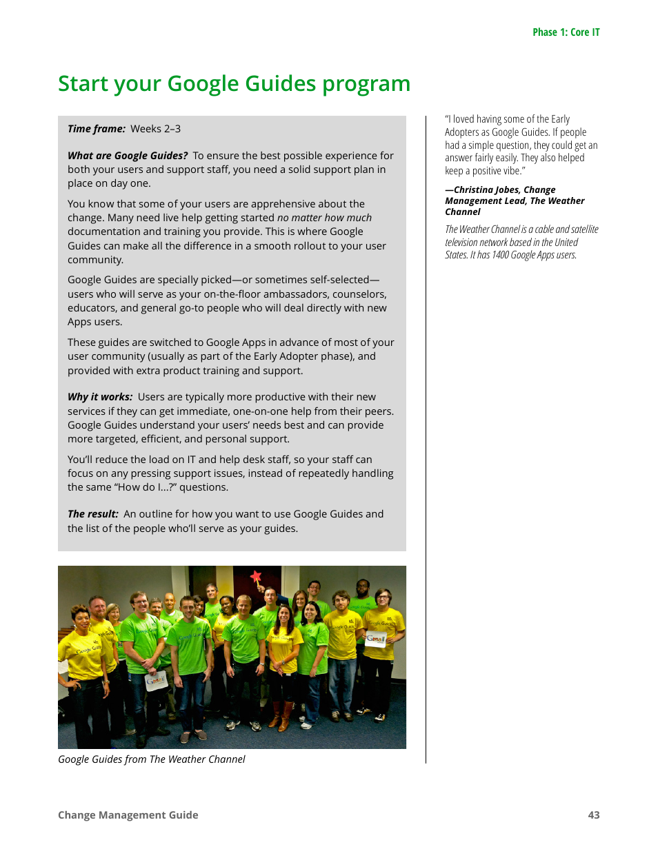 Start your google guides program | Google Apps for Work User Manual | Page 43 / 120