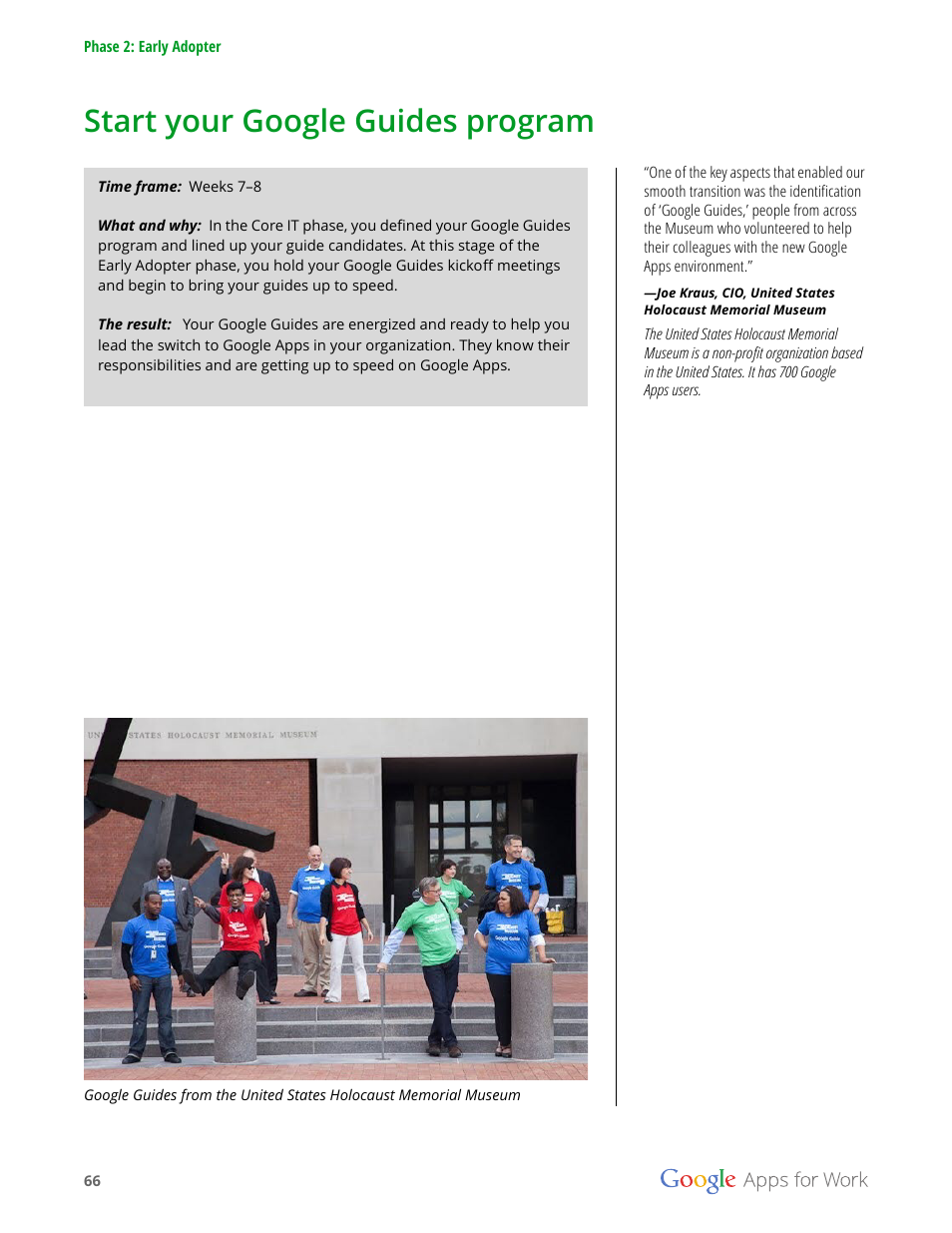 Start your google guides program | Google Apps for Work User Manual | Page 66 / 120