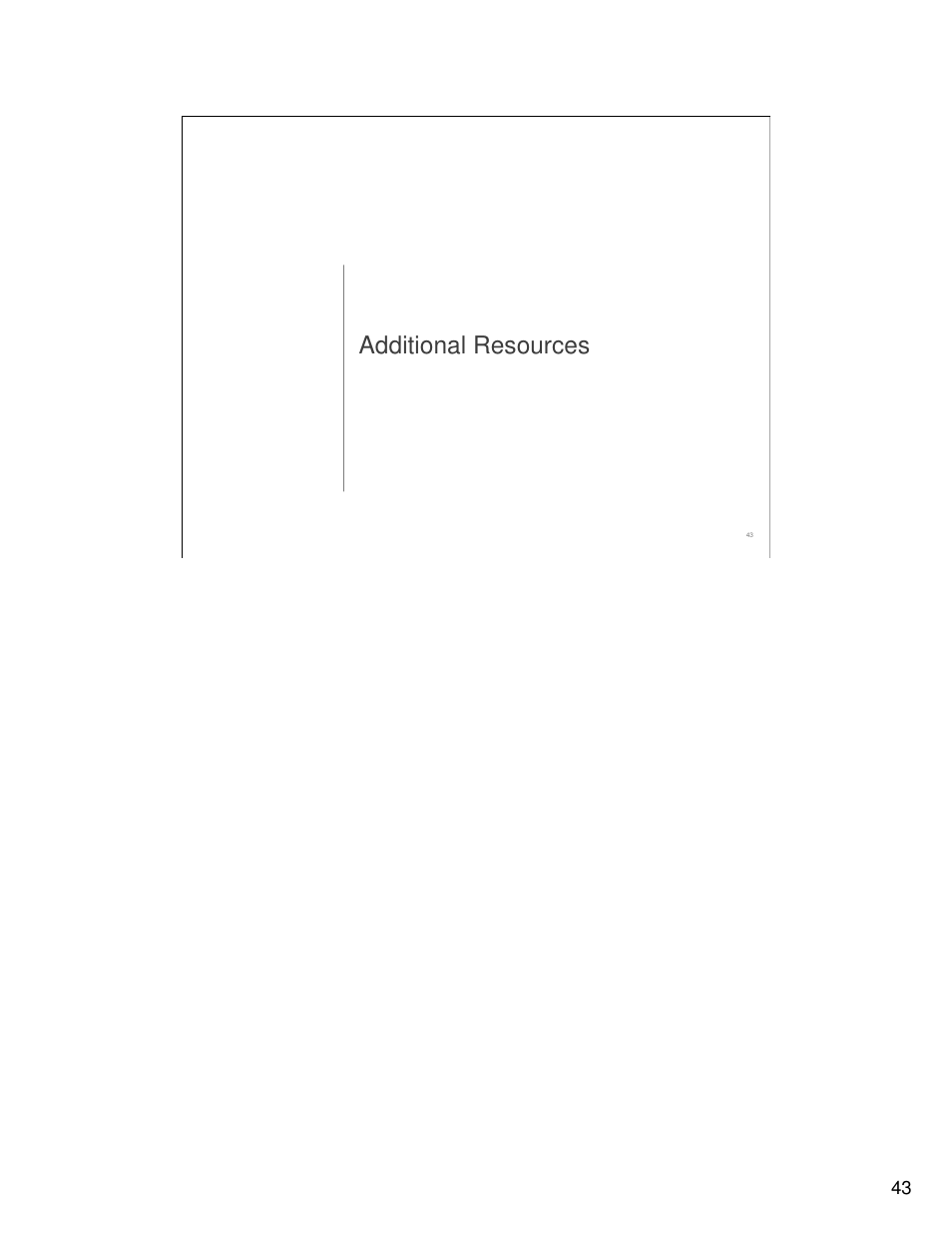 Additional resources | Google Analytics Guide User Manual | Page 43 / 48