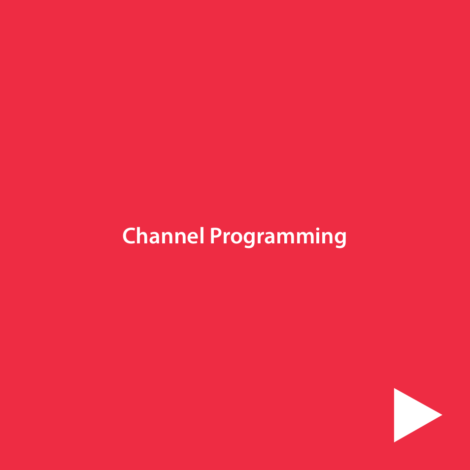 Channel programming | Google YouTube Creator Playbook Guide Sports User Manual | Page 19 / 39