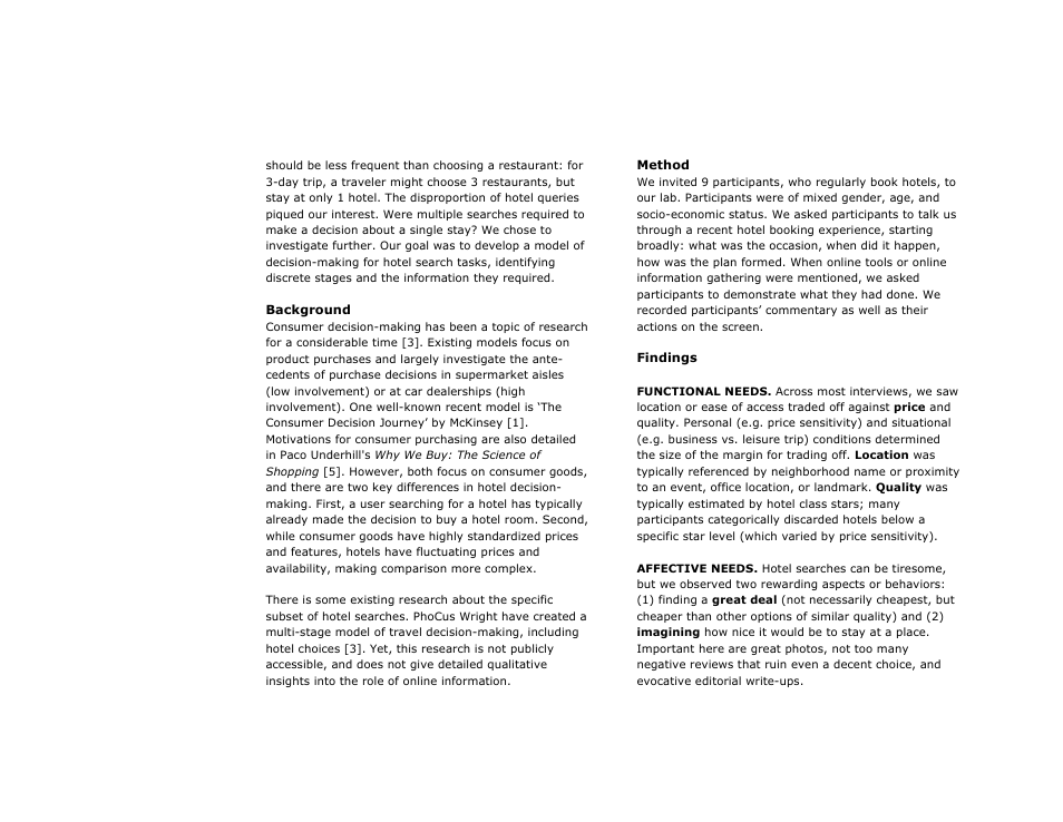 Google A Room with a View: Understanding Users Stages in Picking a Hotel Online User Manual | Page 2 / 4