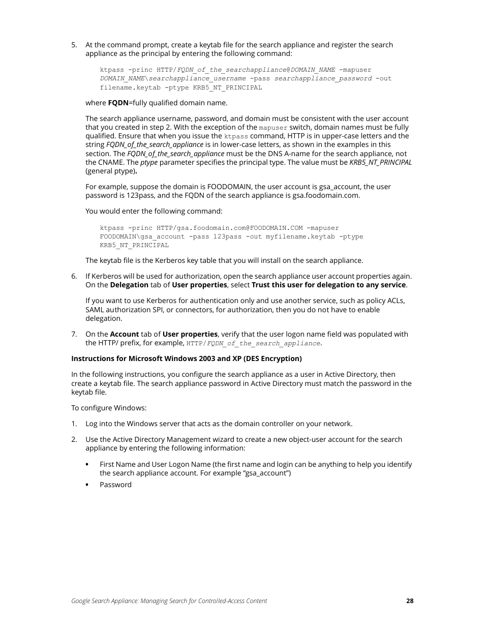 Google Search Appliance Managing Search for Controlled-Access Content User Manual | Page 28 / 85