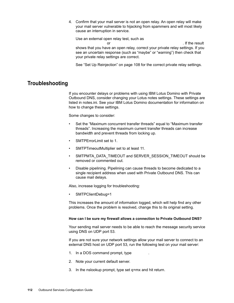 Troubleshooting | Google Outbound Services Configuration Guide User Manual | Page 105 / 128