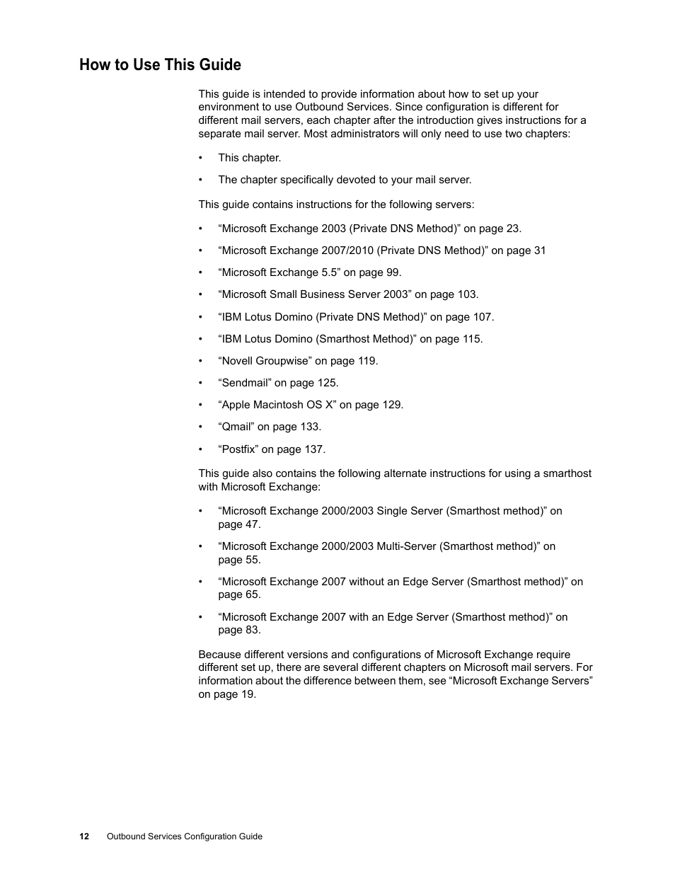 How to use this guide | Google Outbound Services Configuration Guide User Manual | Page 11 / 128