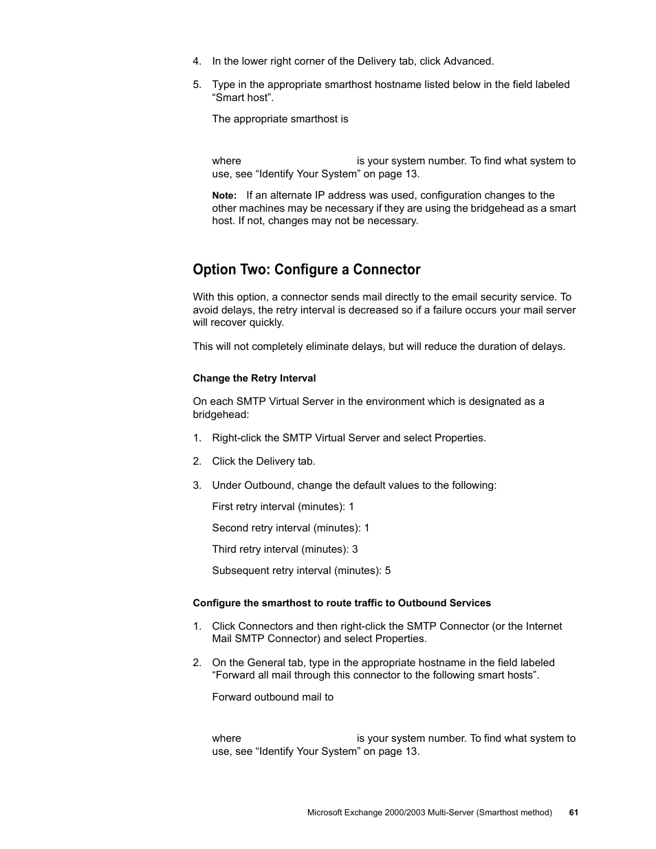 Option two: configure a connector | Google Outbound Services Configuration Guide User Manual | Page 57 / 128