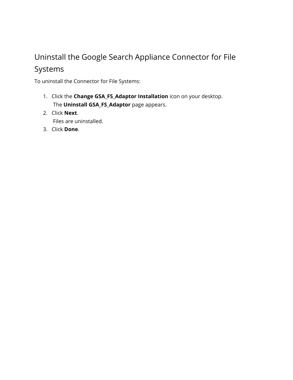 Google Search Appliance Connectors Deploying the Connector for File Systems User Manual | Page 17 / 18