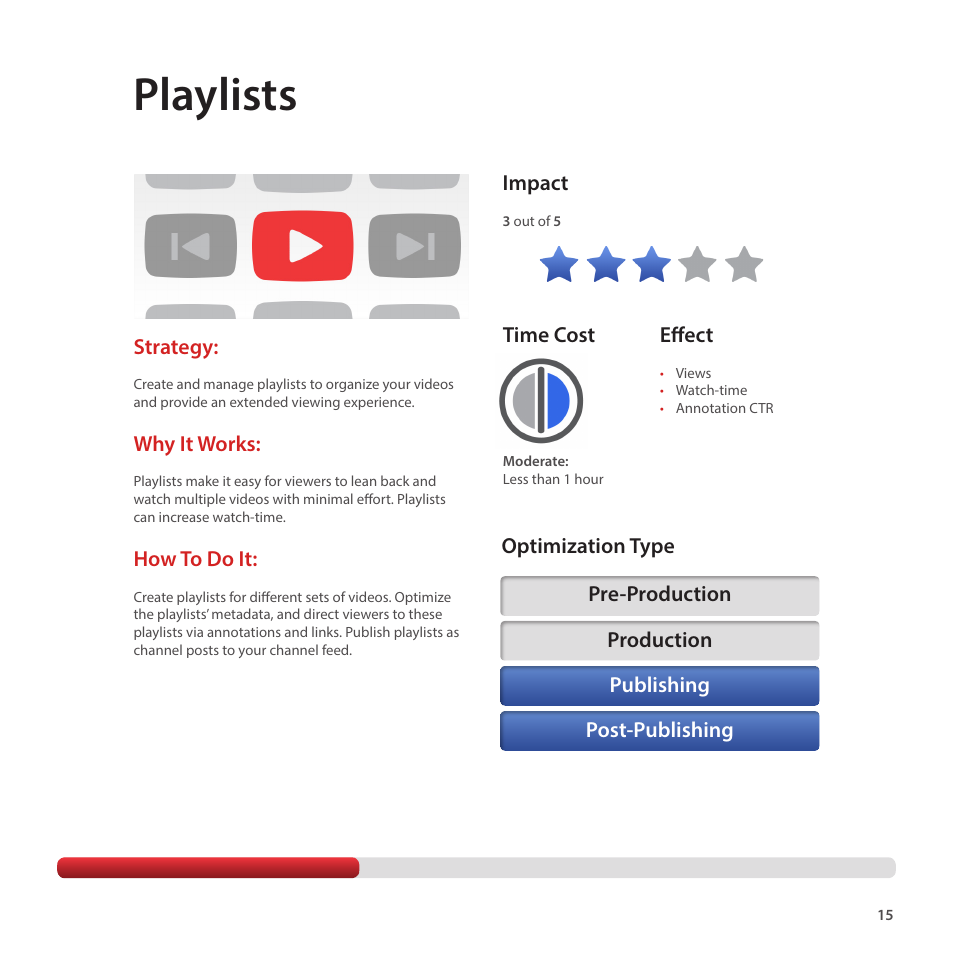 Playlists | Google Creator Playbook Version 4 User Manual | Page 17 / 92