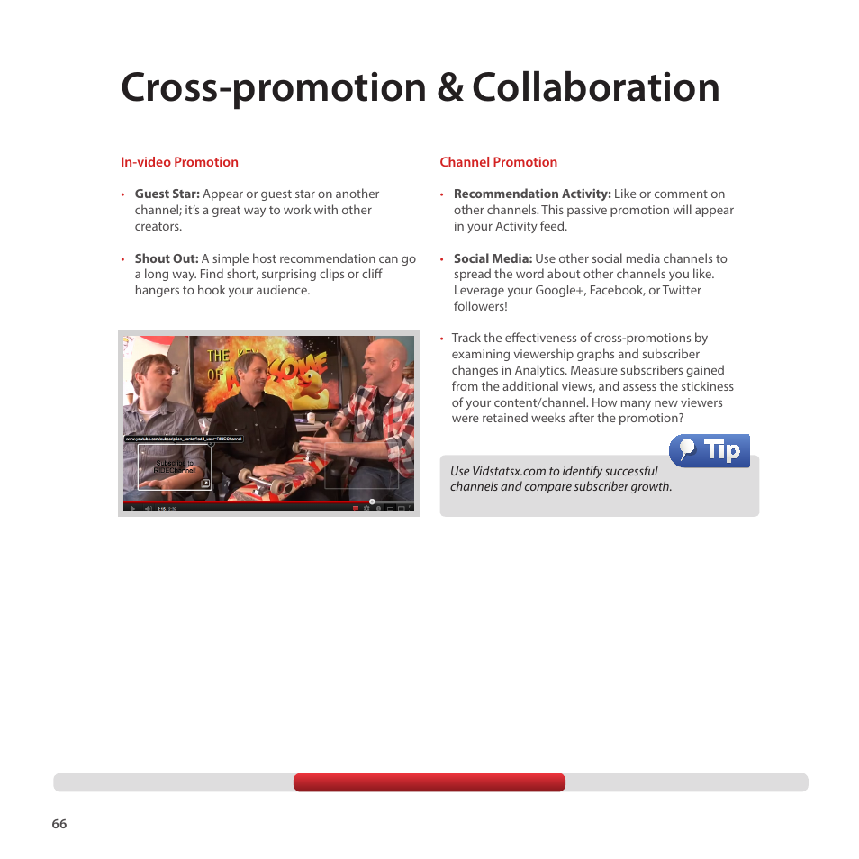 Cross-promotion & collaboration | Google Creator Playbook Version 4 User Manual | Page 68 / 92