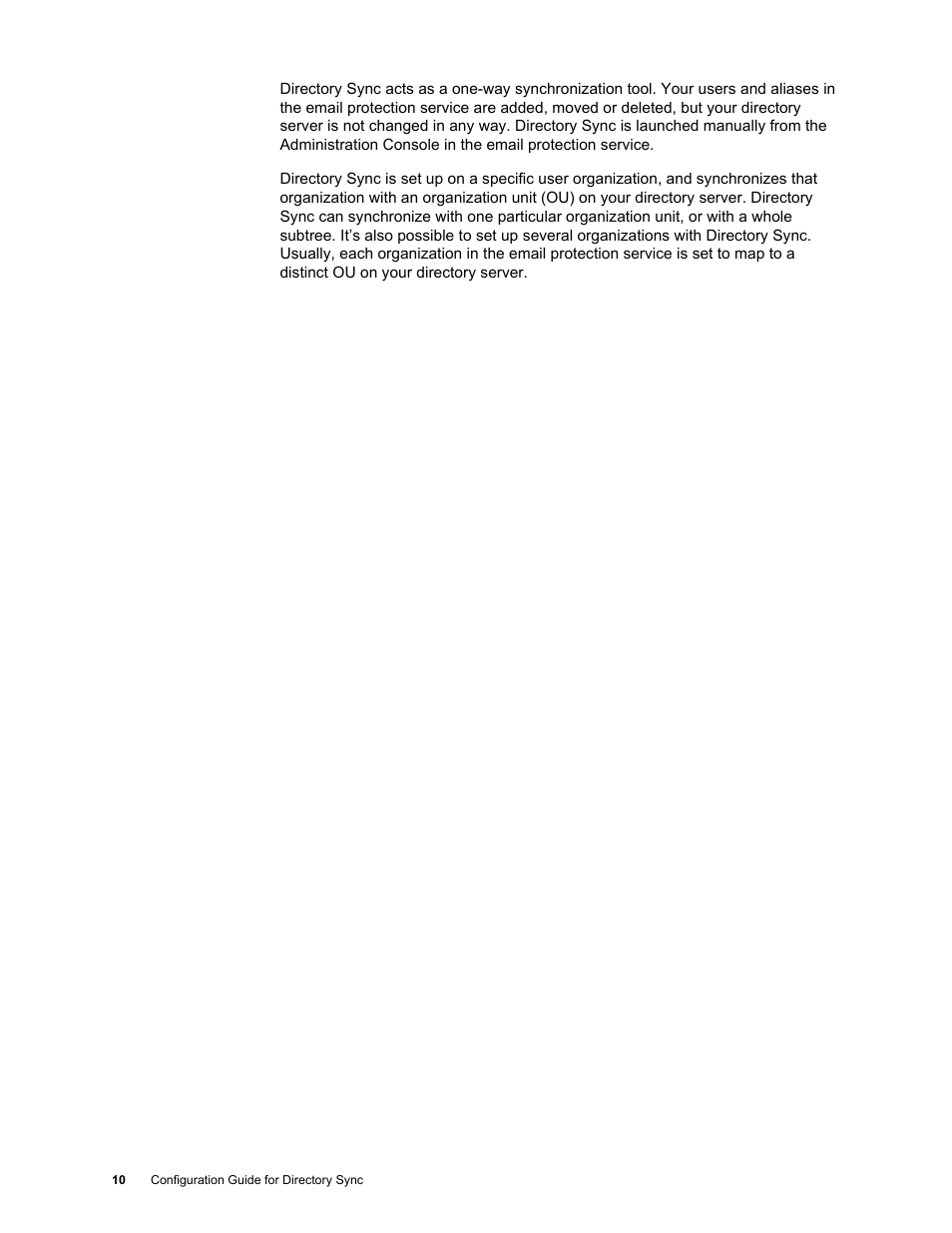 Google Postini Directory Sync Configuration Guide User Manual | Page 10 / 66