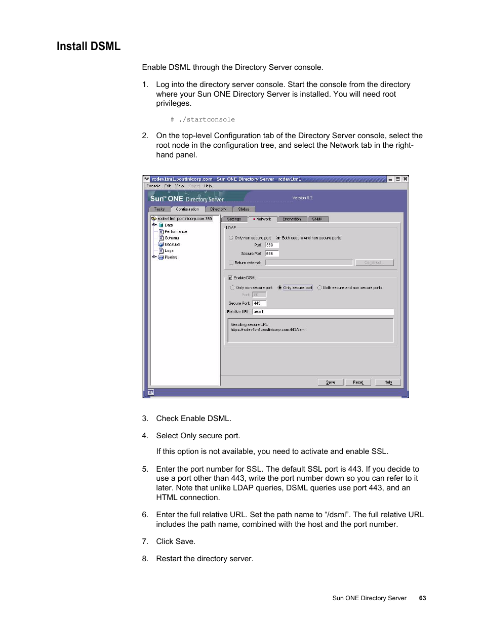 Install dsml, Install dsml 63 | Google Postini Directory Sync Configuration Guide User Manual | Page 63 / 66