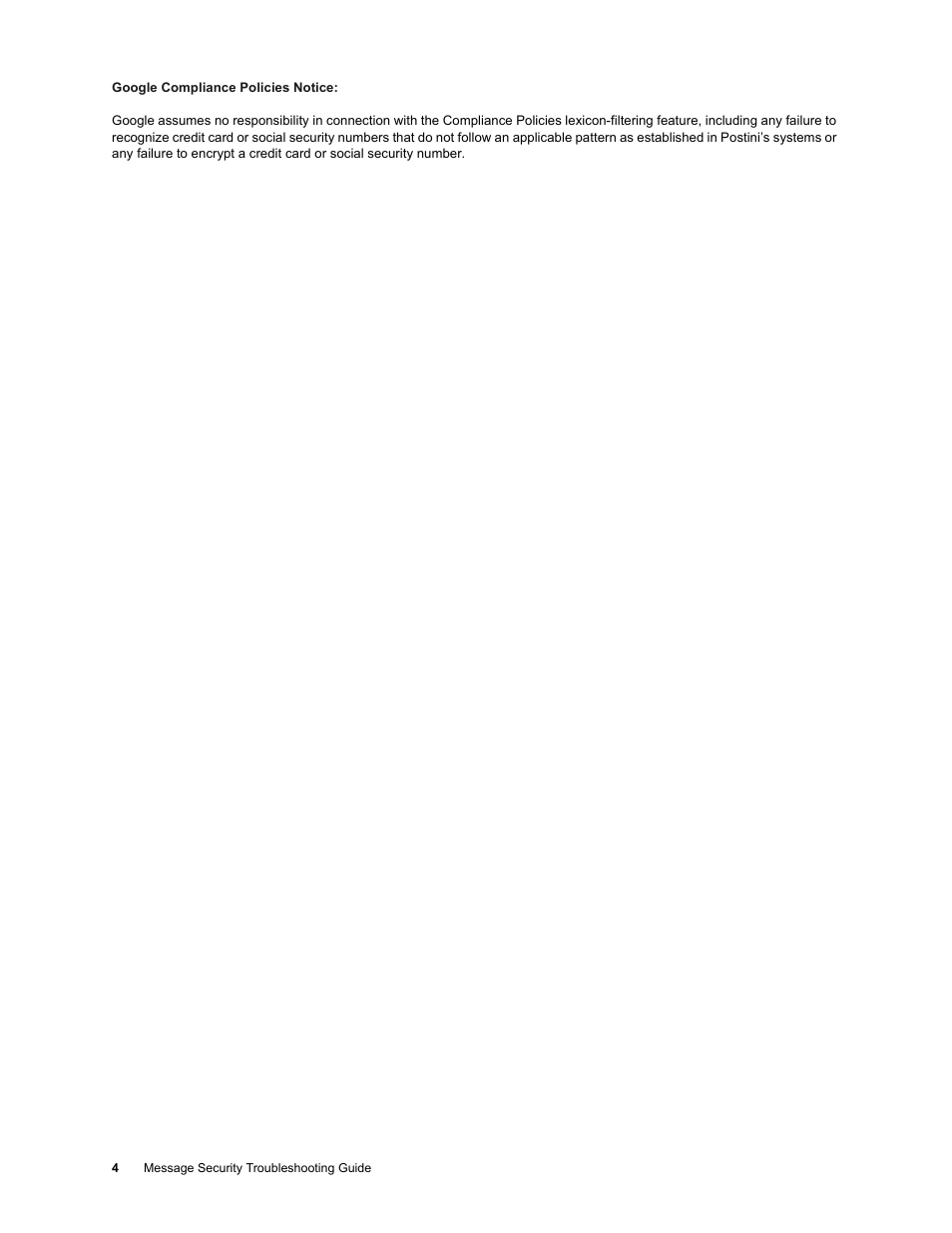 Google Message Security Troubleshooting Guide User Manual | Page 4 / 66