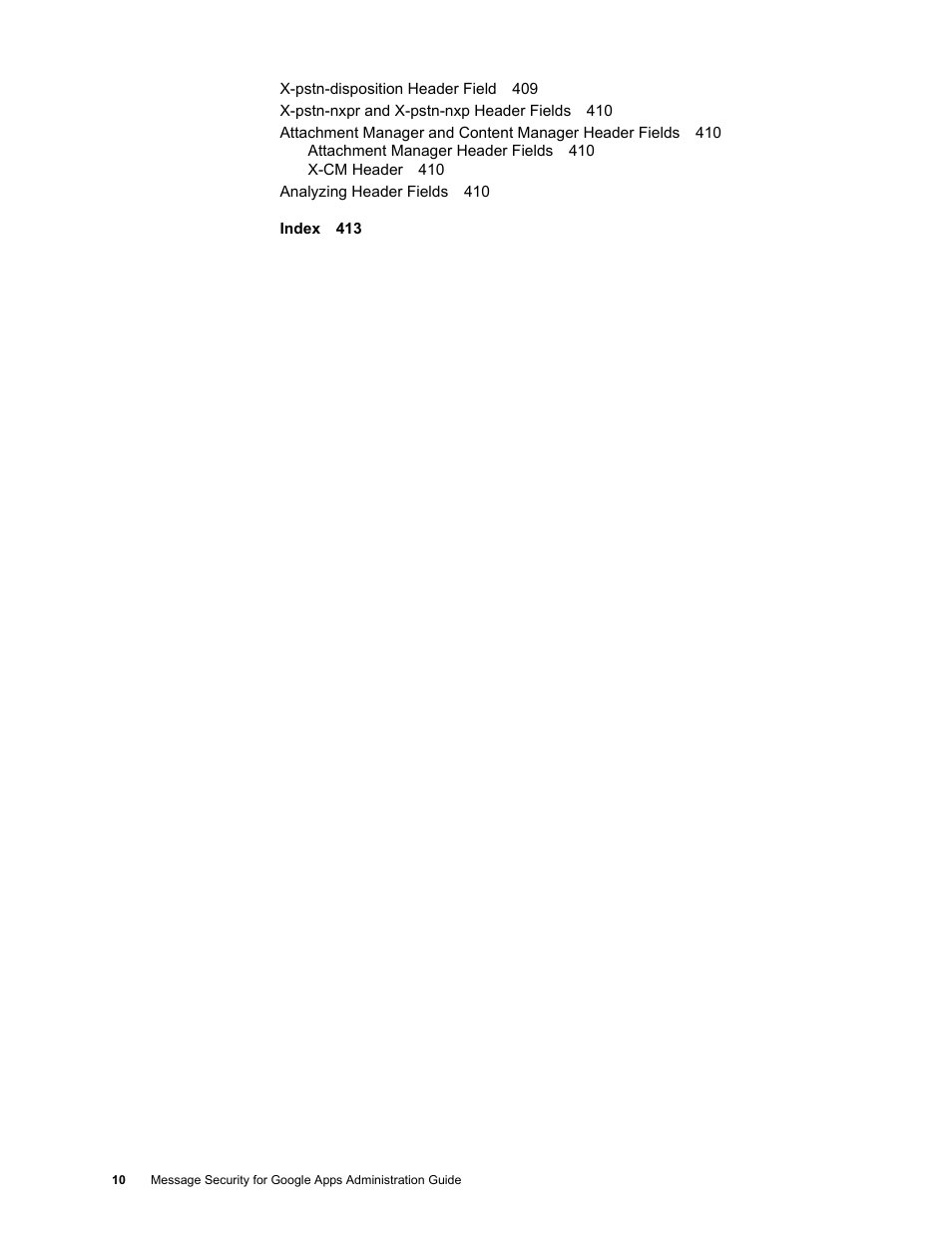 Google Message Security for Google Apps Administration Guide User Manual | Page 10 / 418