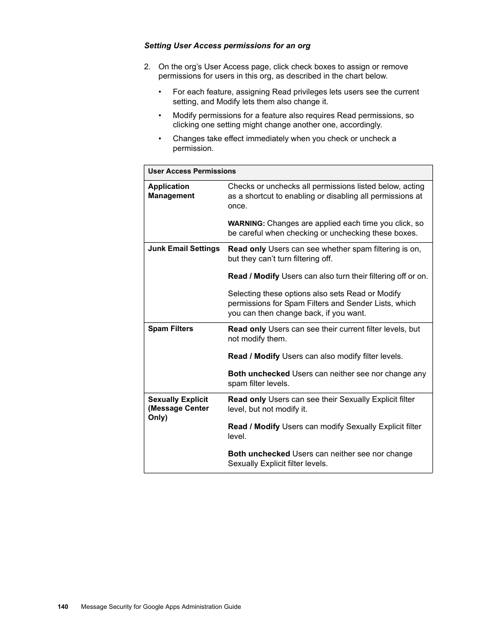 Google Message Security for Google Apps Administration Guide User Manual | Page 140 / 418