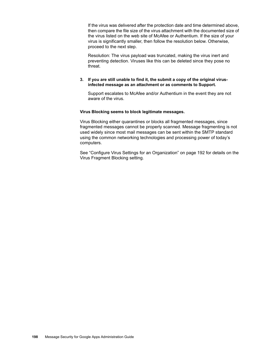 Google Message Security for Google Apps Administration Guide User Manual | Page 198 / 418