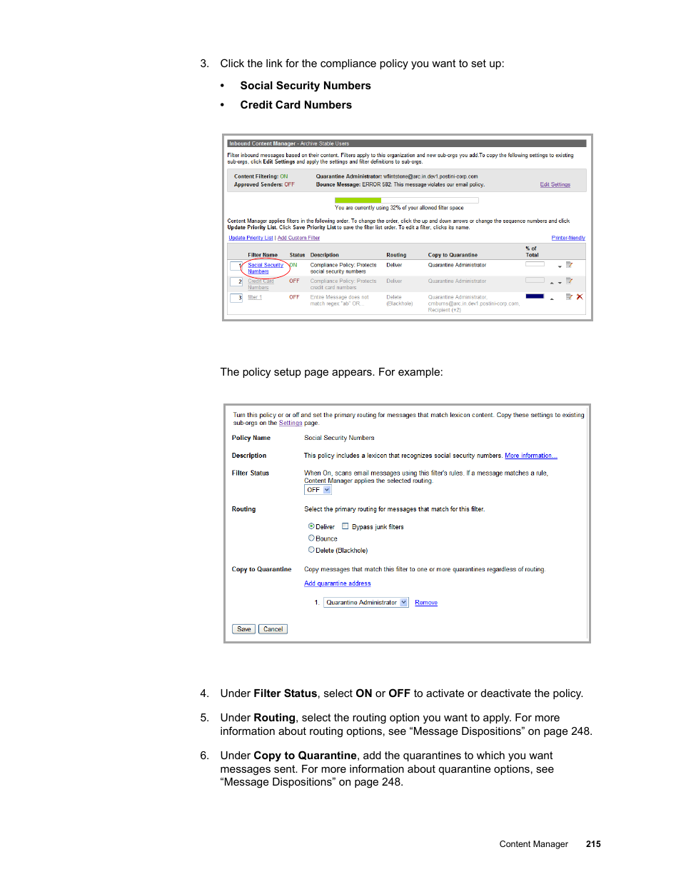 Google Message Security for Google Apps Administration Guide User Manual | Page 215 / 418