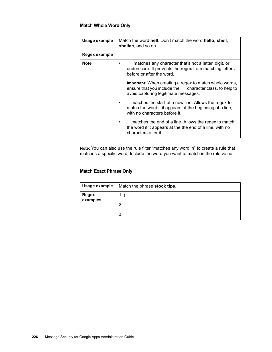 Google Message Security for Google Apps Administration Guide User Manual | Page 226 / 418