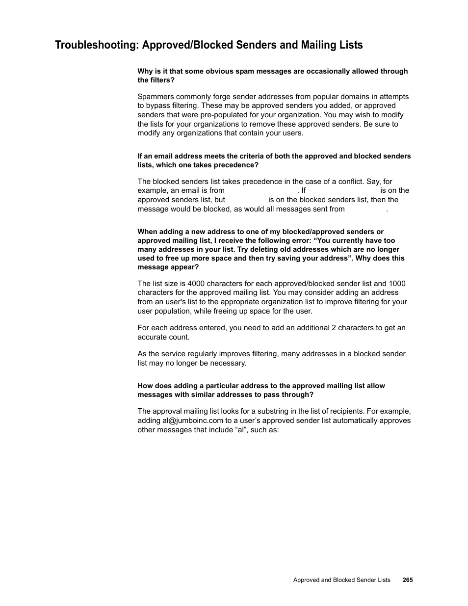 Google Message Security for Google Apps Administration Guide User Manual | Page 265 / 418
