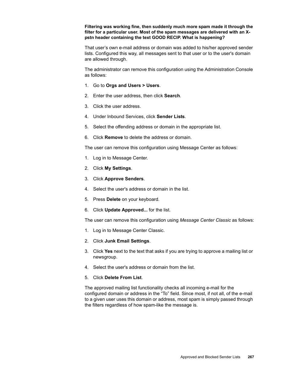 Google Message Security for Google Apps Administration Guide User Manual | Page 267 / 418