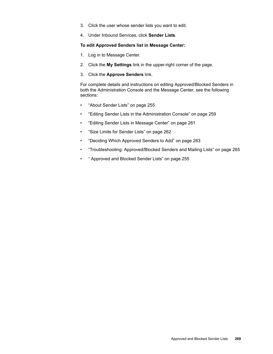 Google Message Security for Google Apps Administration Guide User Manual | Page 269 / 418