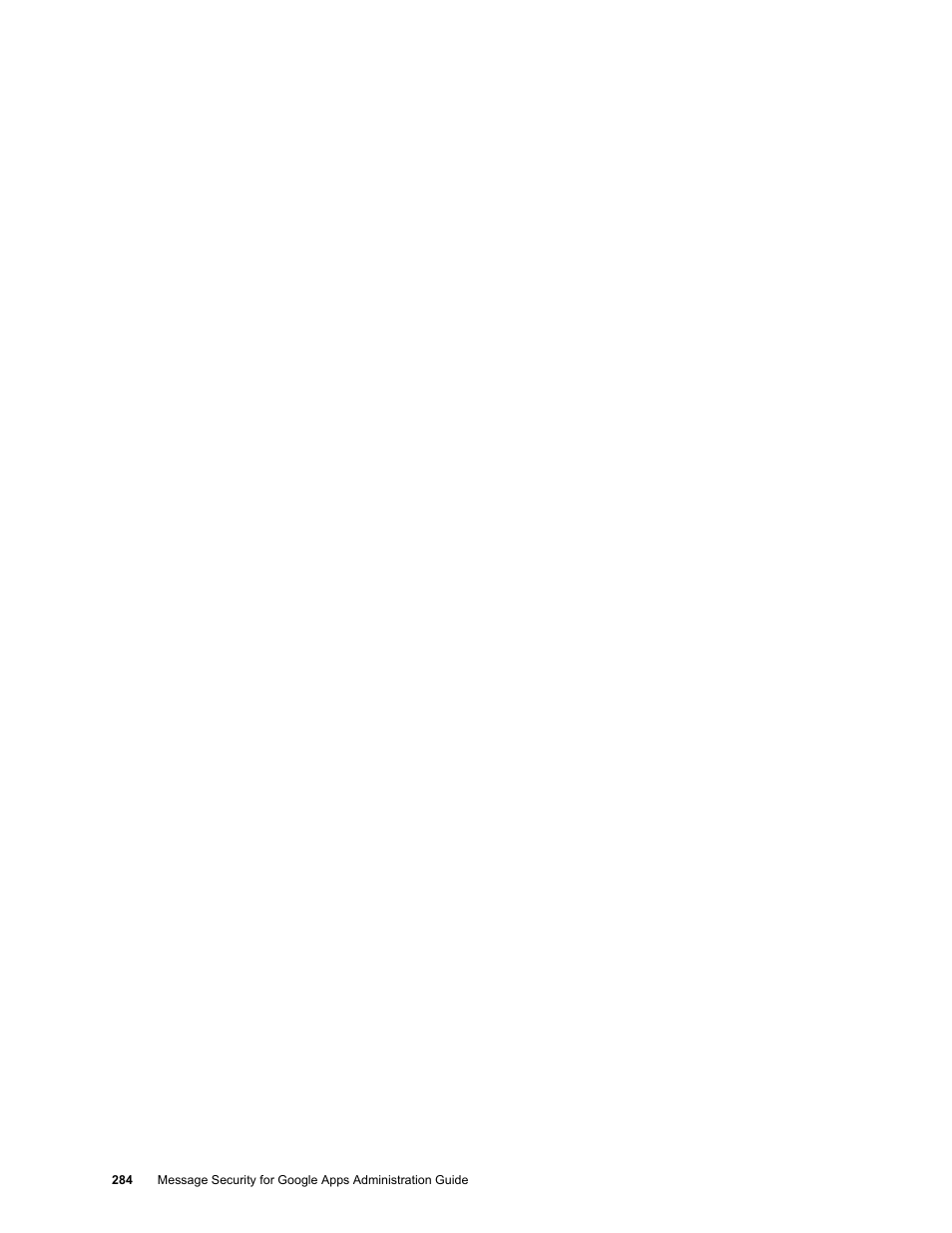 Google Message Security for Google Apps Administration Guide User Manual | Page 284 / 418