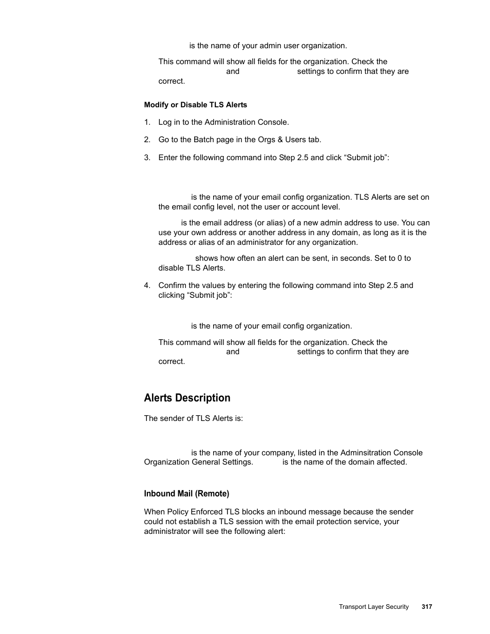 Alerts description | Google Message Security for Google Apps Administration Guide User Manual | Page 317 / 418