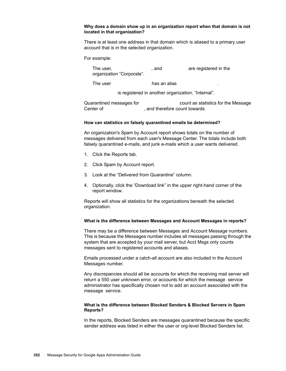 Google Message Security for Google Apps Administration Guide User Manual | Page 352 / 418
