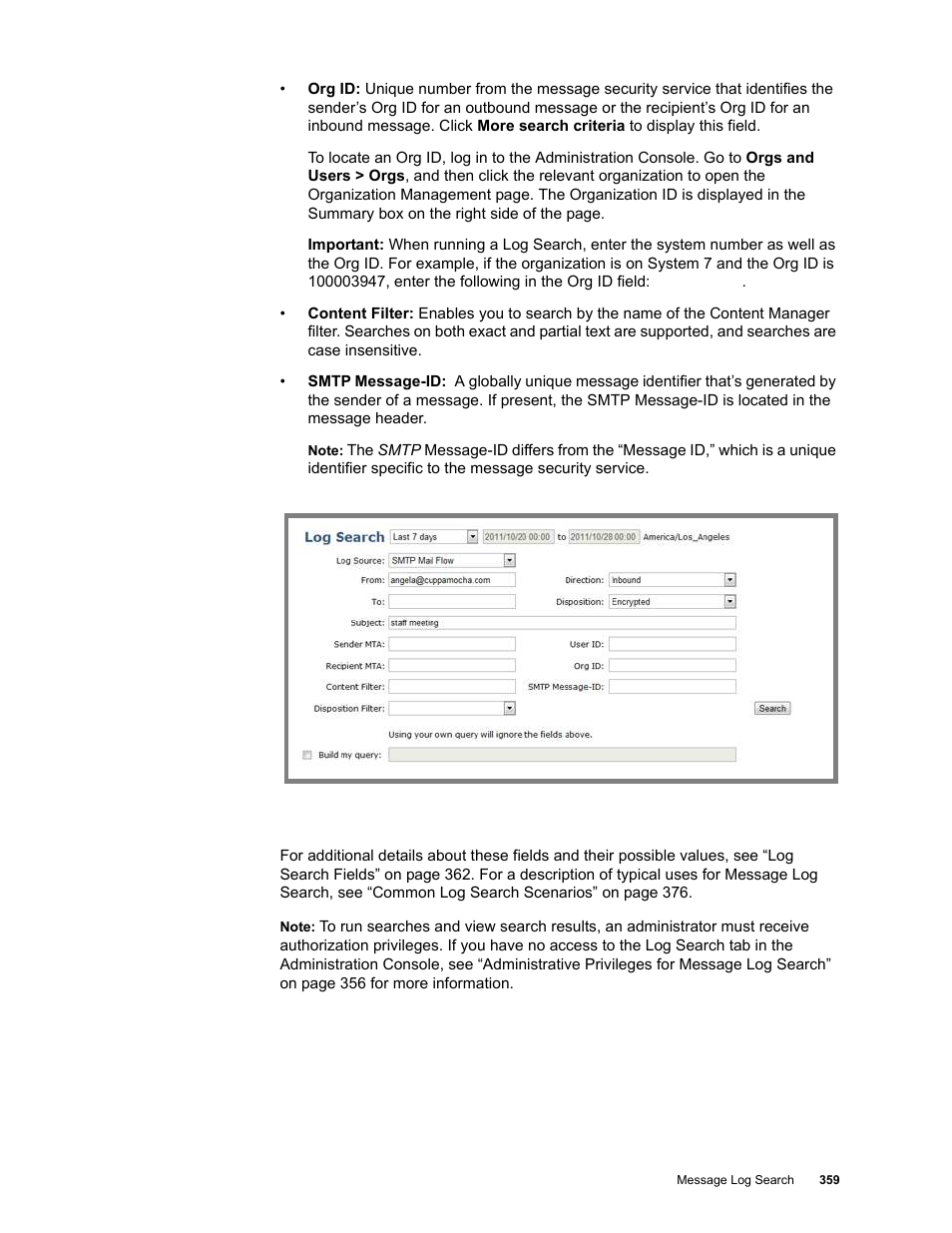 Google Message Security for Google Apps Administration Guide User Manual | Page 359 / 418