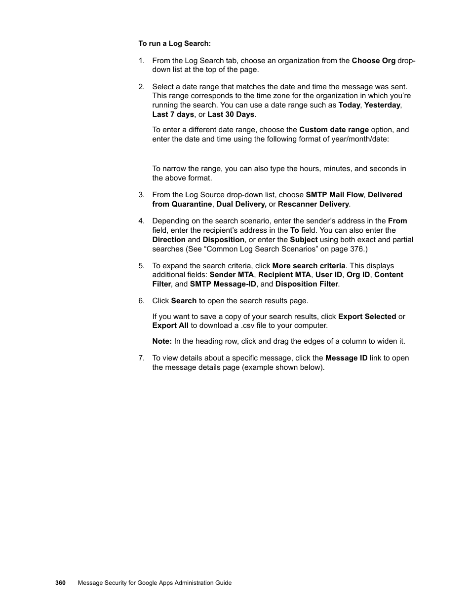 Google Message Security for Google Apps Administration Guide User Manual | Page 360 / 418