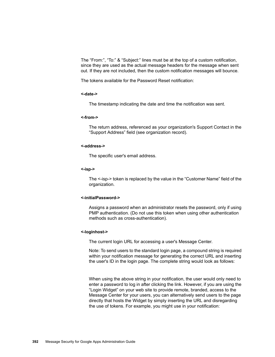 Google Message Security for Google Apps Administration Guide User Manual | Page 392 / 418