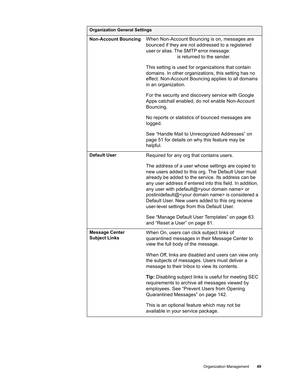 Google Message Security for Google Apps Administration Guide User Manual | Page 49 / 418