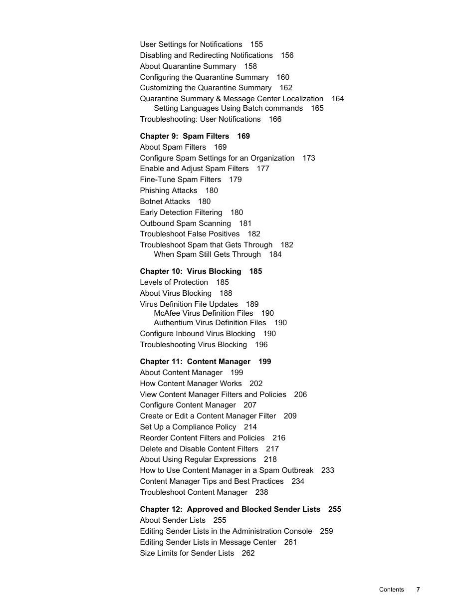Google Message Security for Google Apps Administration Guide User Manual | Page 7 / 418