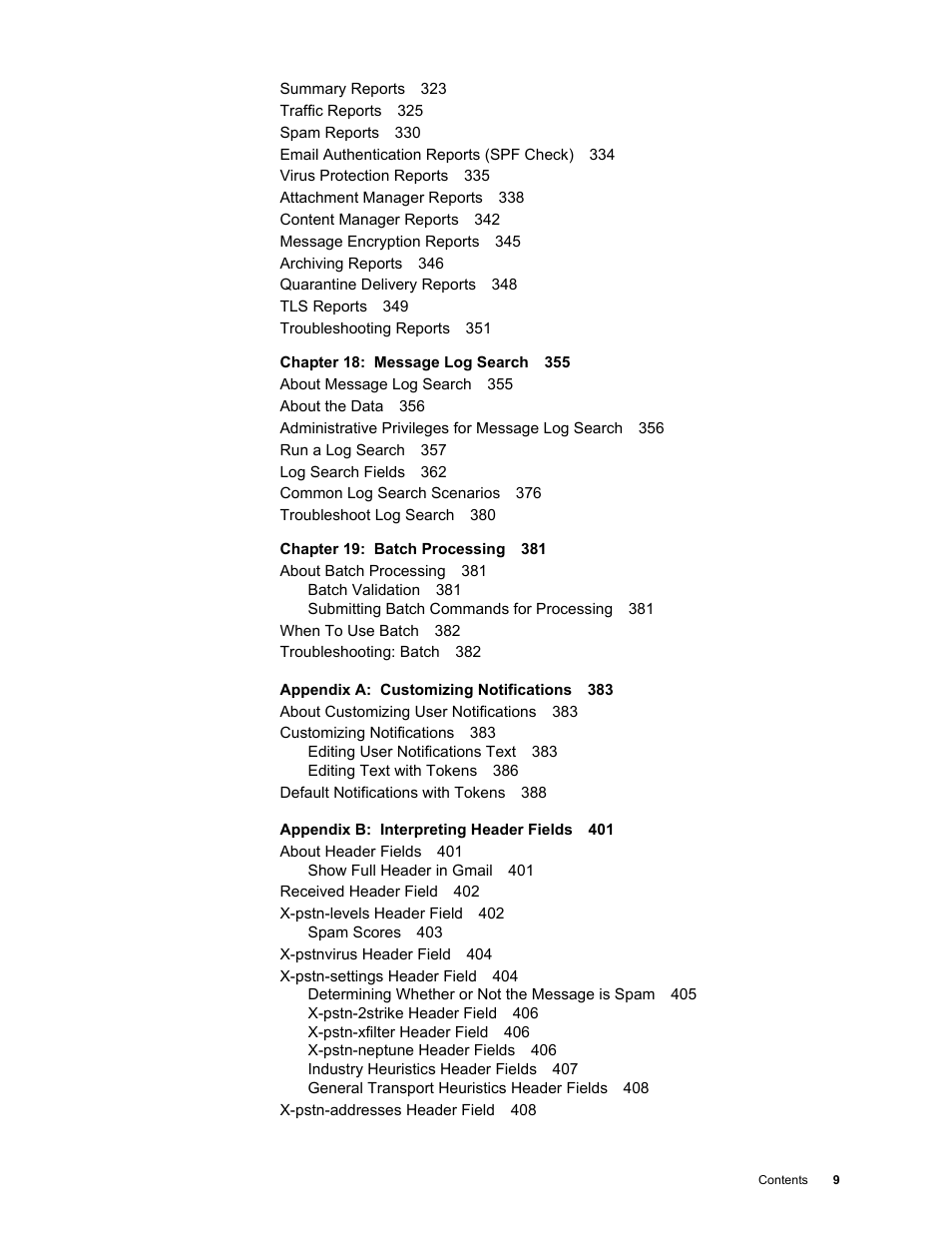 Google Message Security for Google Apps Administration Guide User Manual | Page 9 / 418