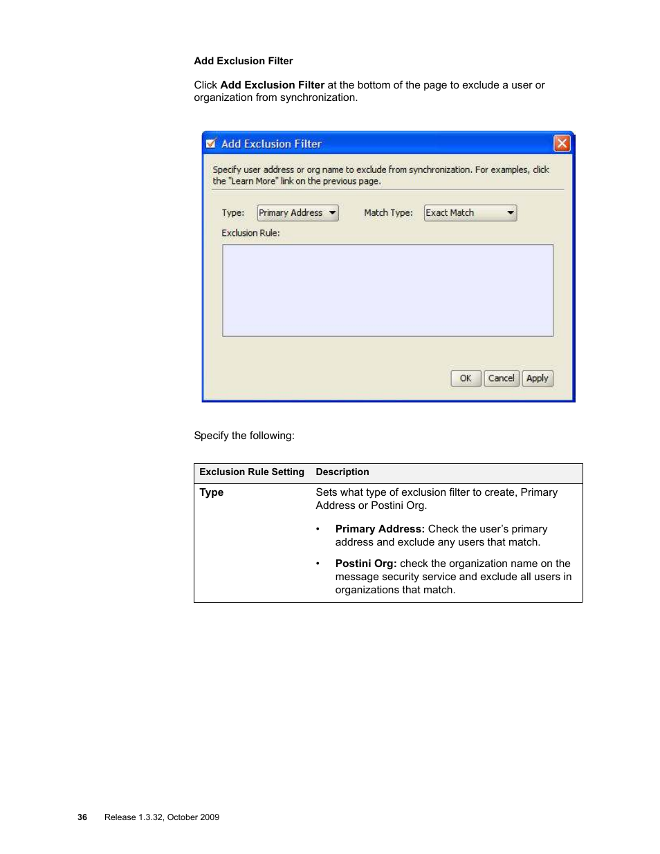 Google Apps Directory Sync for Postini Services Administration Guide User Manual | Page 33 / 73