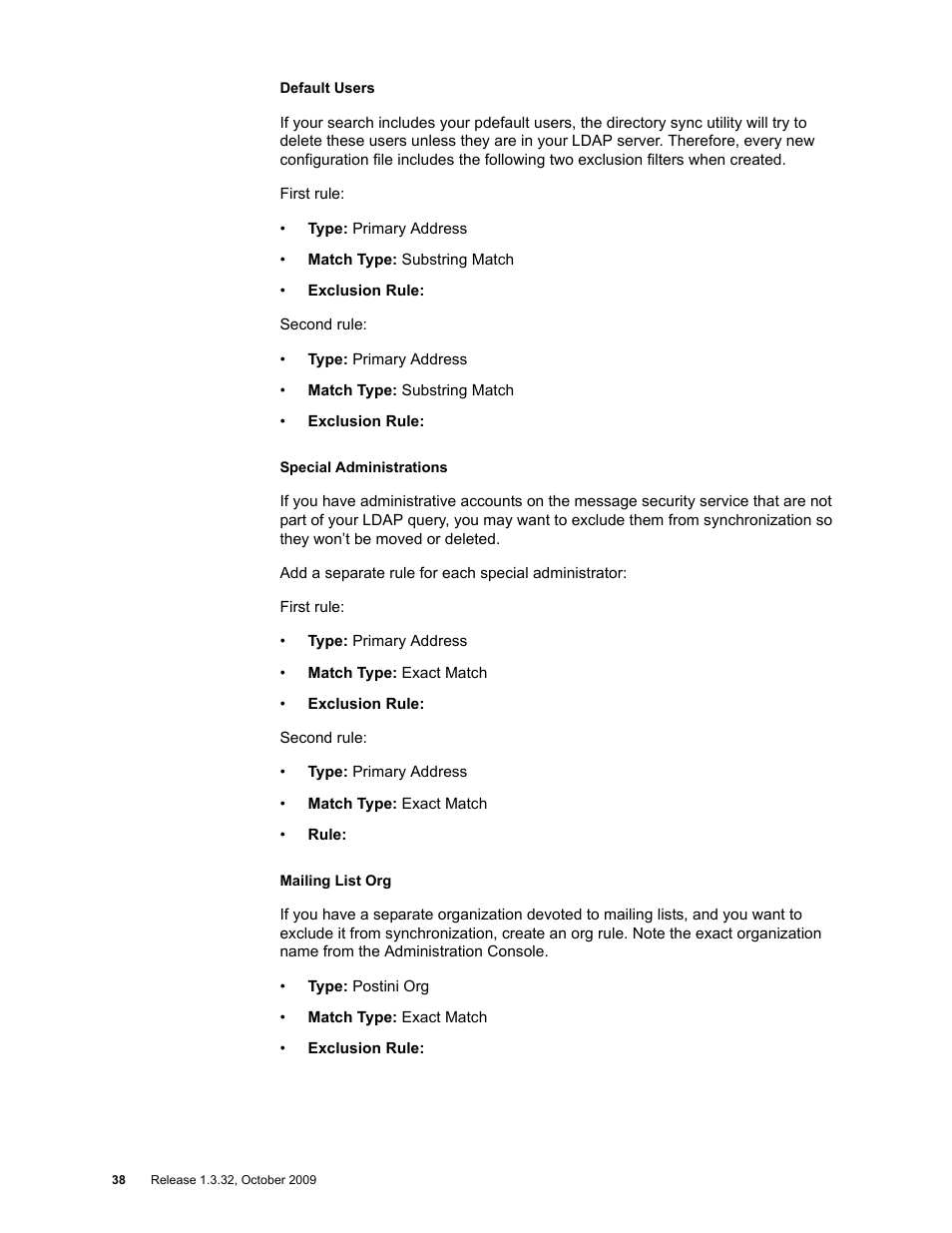 Google Apps Directory Sync for Postini Services Administration Guide User Manual | Page 35 / 73