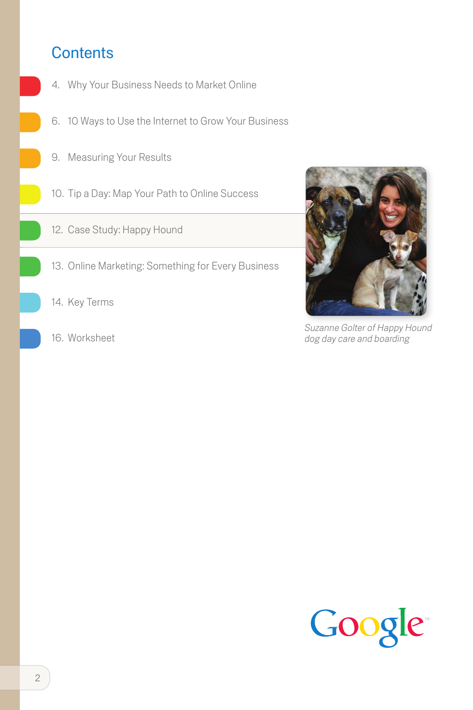 Google Small Business Online Marketing Guide User Manual | Page 2 / 20
