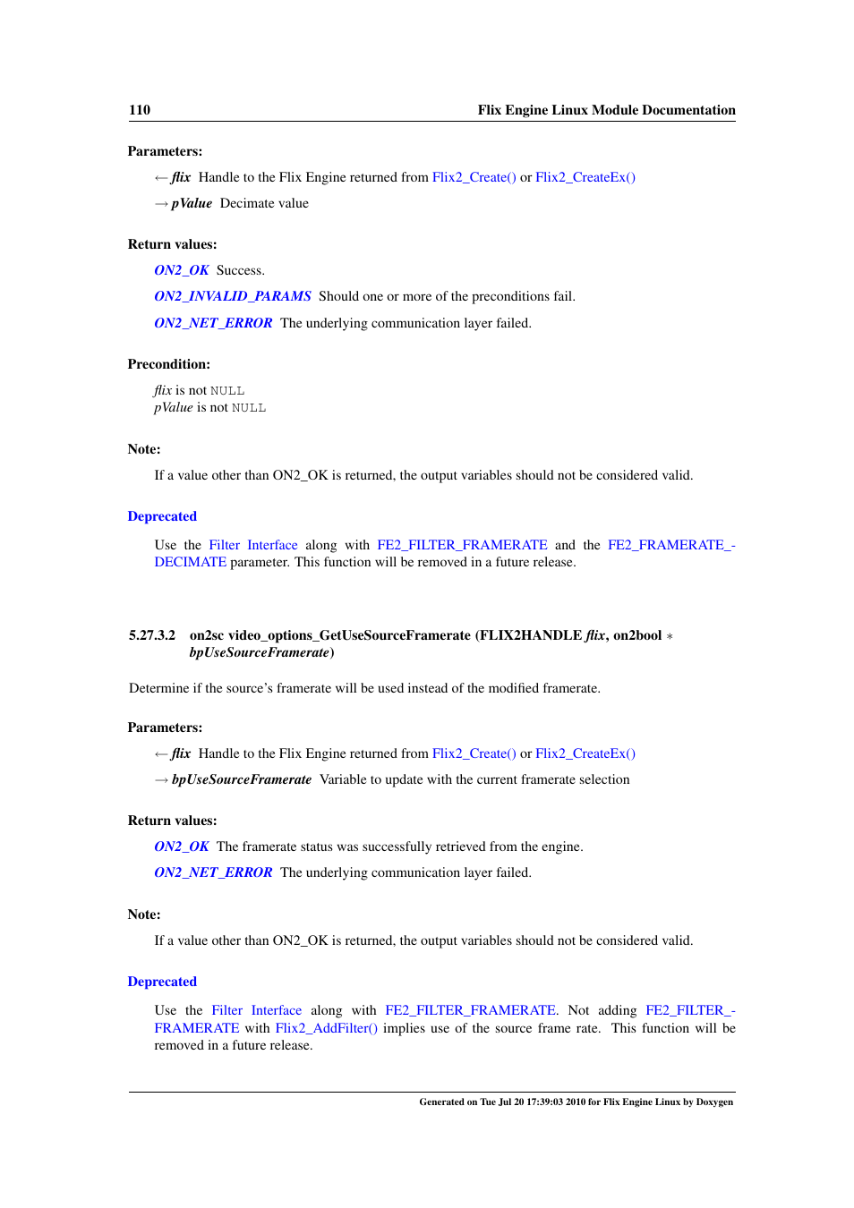 Video_options_getvideoframerate, Video_options_getusesourceframerate | Google Flix Engine Linux Reference Manual User Manual | Page 116 / 545