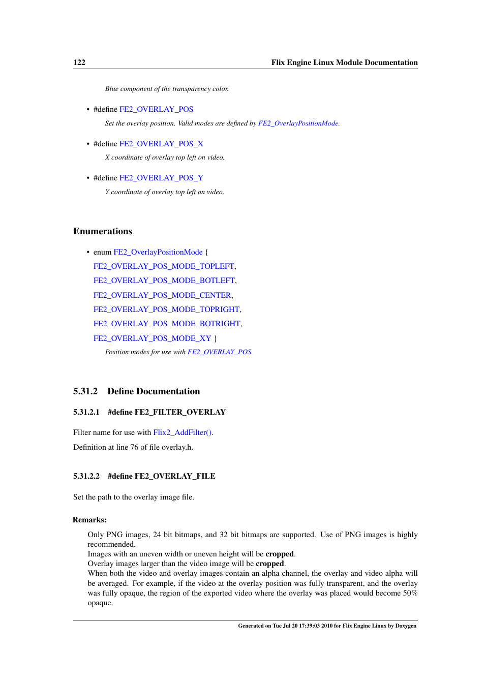 Fe2_filter_overlay, Fe2_overlay_file, Enumerations | 2 define documentation | Google Flix Engine Linux Reference Manual User Manual | Page 128 / 545
